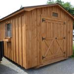 10' x 12' Shed, with ramp, 2 windows, shutters, and flower boxes $2290